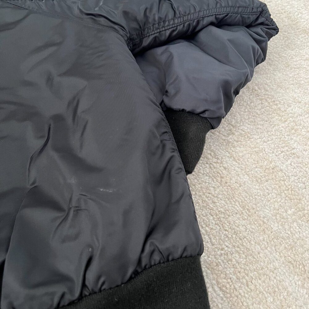 Y2K South Pole Zip Up Black Gold Bomber Jacket XL - Picture 12 of 14